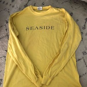 Yellow seaside long sleeve